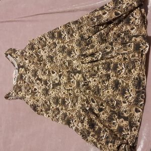 H&M tank dress, cat print, 6-8Y